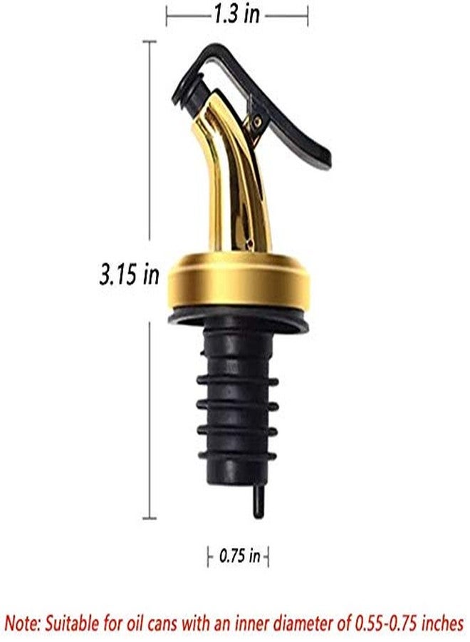 CherryBox Designer Glass Oil & Vinegar Dispenser Bottle for Kitchen | Stainless Steel Leak-Proof Cork | Oil Pourer and Holder 320ml (2 pcs, White) - Image 3